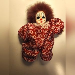Vintage 80s Q-tee-Clown doll